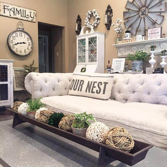 Farmhouse decor ideas for living room