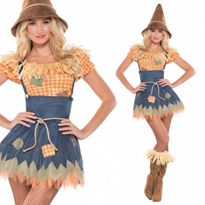 Diy scarecrow wizard of oz costume