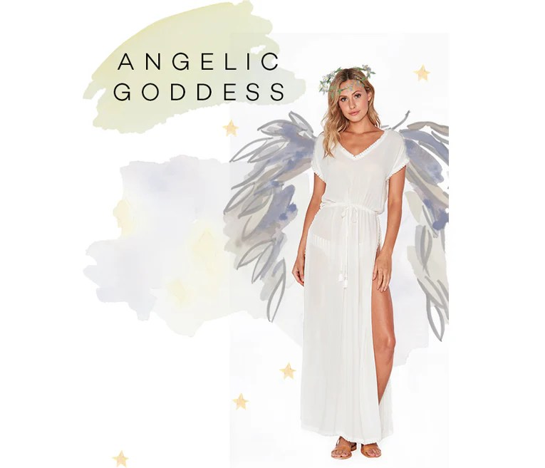 Angel halloween costume diy