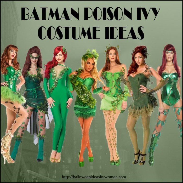 Last minute poison ivy costume diy