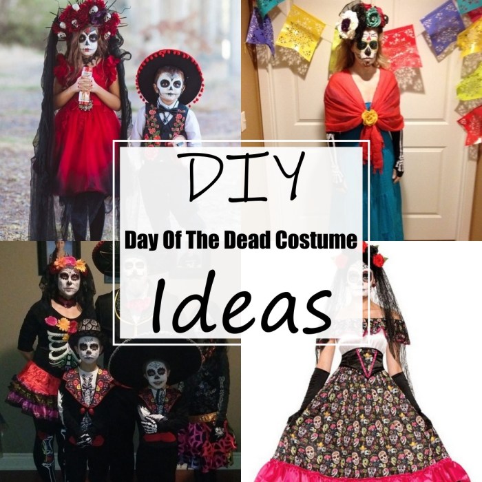 Day of dead diy costume