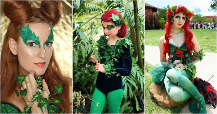 Last minute poison ivy costume diy