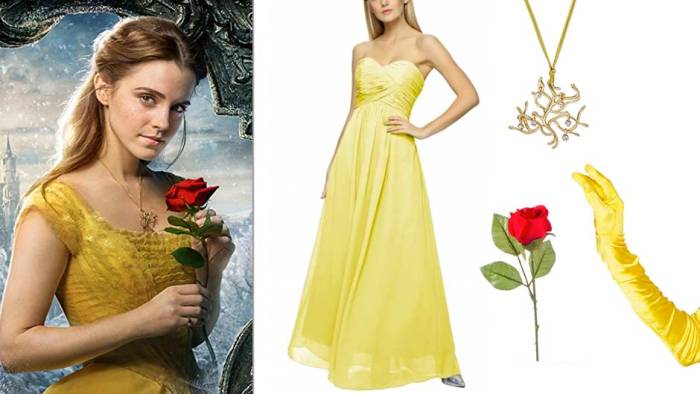 Belle beauty and the beast diy costume