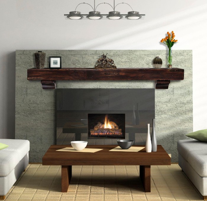 Contemporary mantel decor ideas