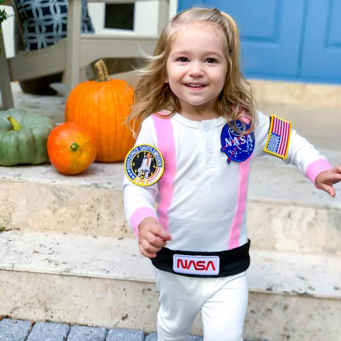 Cardboard diy astronaut costume