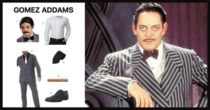 Gomez addams costume diy